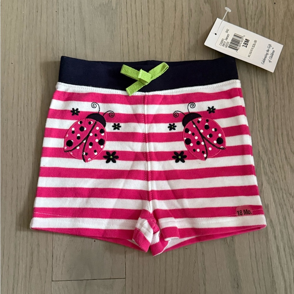 NWT Hartstrings Girls Knit Shorts - SZ 18 Months
